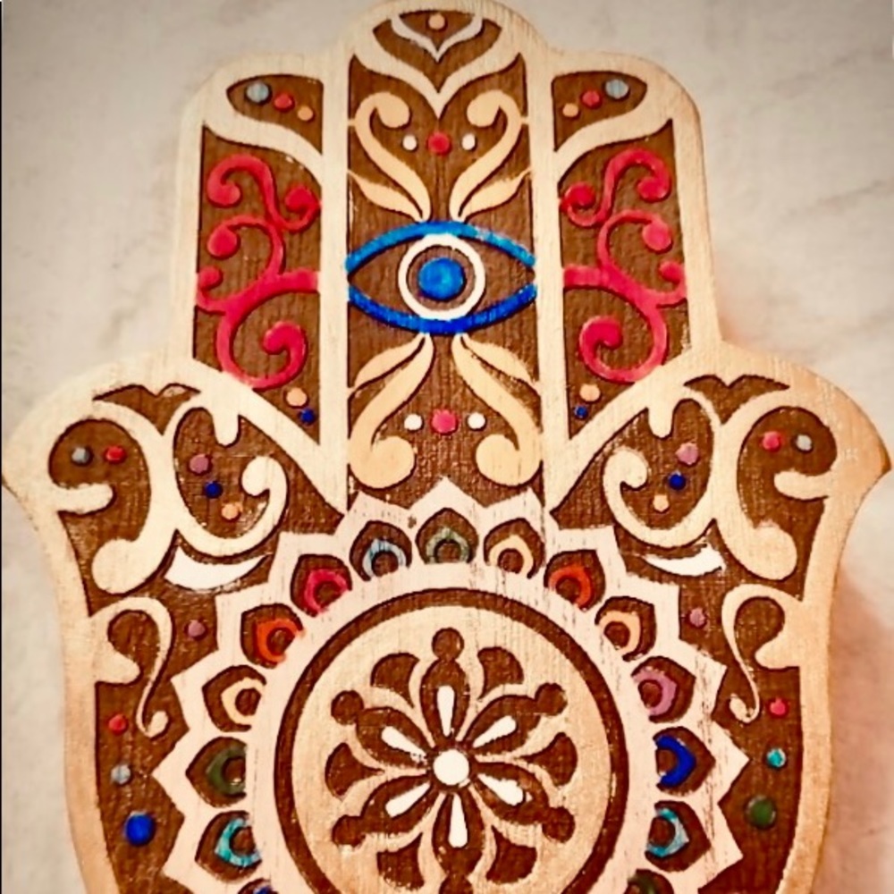 Hand Hamsa Jewelry/Stone Box